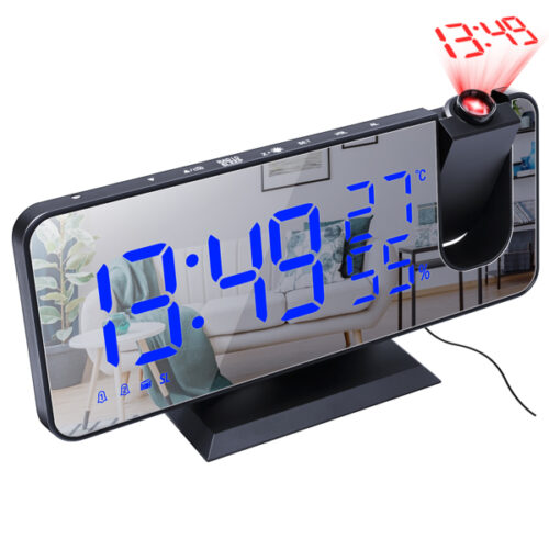Mirror Radio Digital Alarm Clock
