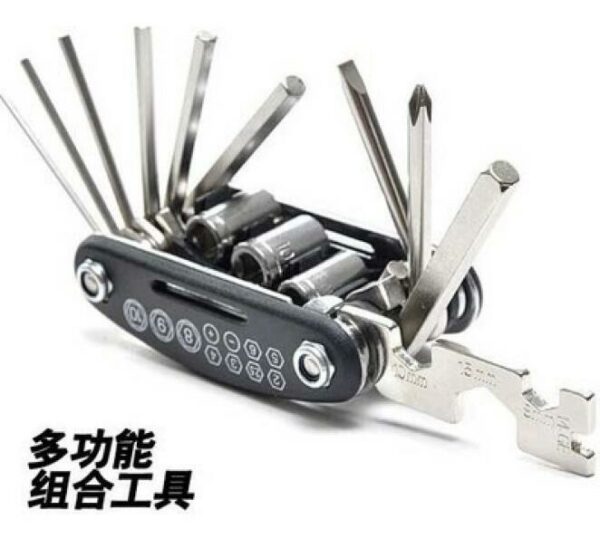 Portable folding bicycle repair accessorie